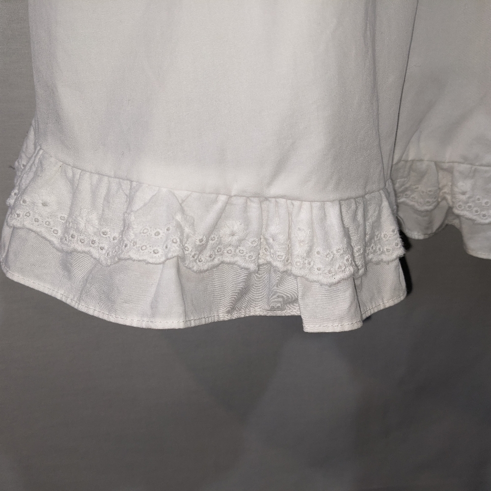 Altar'd State 100% Cotton White Puff Sleeve Dress Size XS - Picture 9 of 12